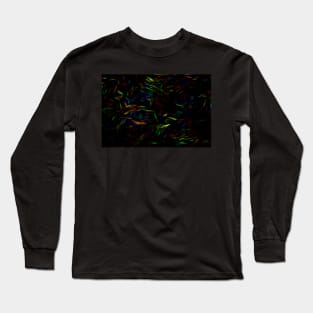 Colourful Random abstract background pattern Long Sleeve T-Shirt